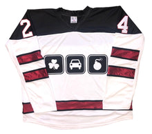 Load image into Gallery viewer, Custom Hockey Jerseys with an Irish Car Bomb Embroidered Twill Logo