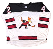 Charger l'image dans la galerie, Maillots de hockey personnalisés avec un logo brodé Roadrunner en sergé
