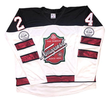 Charger l'image dans la galerie, Maillots de hockey personnalisés avec le logo brodé en sergé de Narragansett