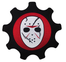 Charger l'image dans la galerie, Maillots de hockey personnalisés avec un logo en sergé brodé avec un masque de gardien de but Scar