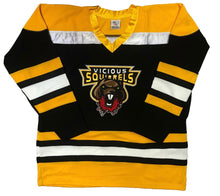 Load image into Gallery viewer, Custom Hockey Jerseys with a Squirrels Embroidered Twill Logo
