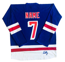 Laden Sie das Bild in den Galerie-Viewer, Individuelle Hockey-Trikots mit einem aufgestickten Peace-Zeichen aus Twill-Logo