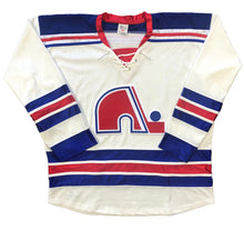 Laden Sie das Bild in den Galerie-Viewer, Individuelle Hockey-Trikots mit Nordiques-Twill-Wappen