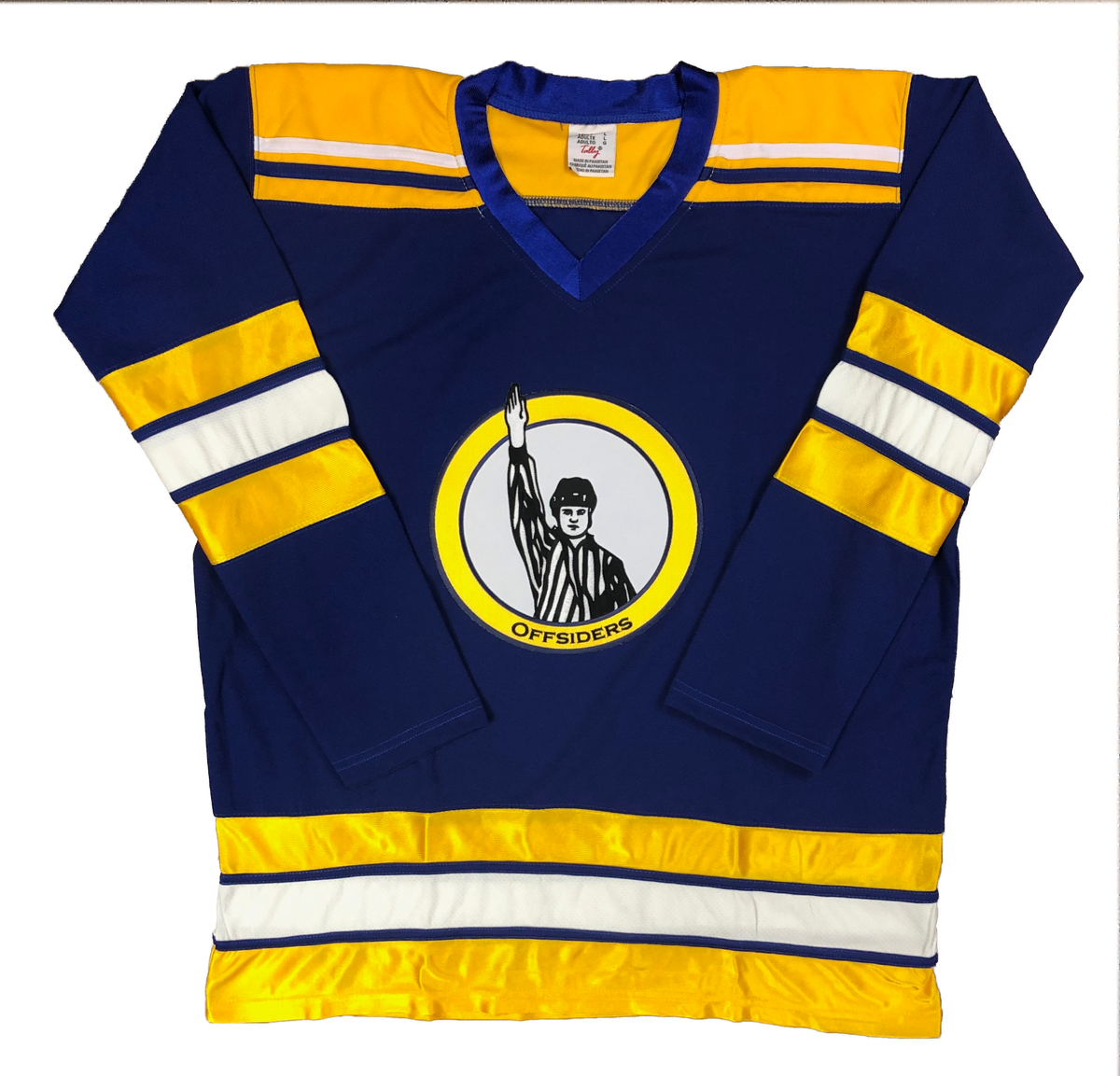 Custom Hockey Jerseys with The Offsiders Twill Crest Tally Hockey Jerseys