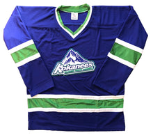 Load image into Gallery viewer, Custom Hockey Jerseys with a Kokanees Embroidered Twill Logo
