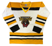 Load image into Gallery viewer, Custom Hockey Jerseys with a Squirrels Embroidered Twill Logo