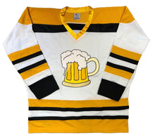 Charger l'image dans la galerie, Maillots de hockey personnalisés avec un logo en sergé de chope de bière