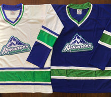 Load image into Gallery viewer, Custom Hockey Jerseys with a Kokanees Embroidered Twill Logo