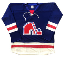 Laden Sie das Bild in den Galerie-Viewer, Individuelle Hockey-Trikots mit Nordiques-Twill-Wappen