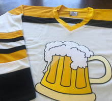 Charger l'image dans la galerie, Maillots de hockey personnalisés avec un logo en sergé de chope de bière