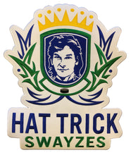 Load image into Gallery viewer, Custom Hockey Jerseys with a Hat Trick Swayze Embroidered Twill Logo