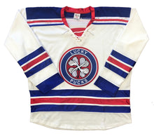 Laden Sie das Bild in den Galerie-Viewer, Individuelle Hockey-Trikots mit dem Twill-Wappen der Lucky Pucks