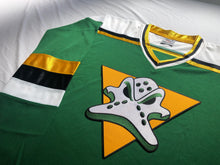 Load image into Gallery viewer, Custom hockey jersey with a Ducks embroidered twill logo
