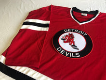 Laden Sie das Bild in den Galerie-Viewer, Custom hockey jerseys with the Detroit Devils logo