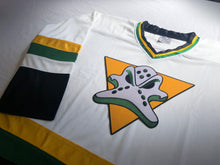 Load image into Gallery viewer, Custom hockey jersey with a Ducks embroidered twill logo