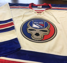 Load image into Gallery viewer, Custom Hockey Jerseys with a Steal Your Face Twill Logo