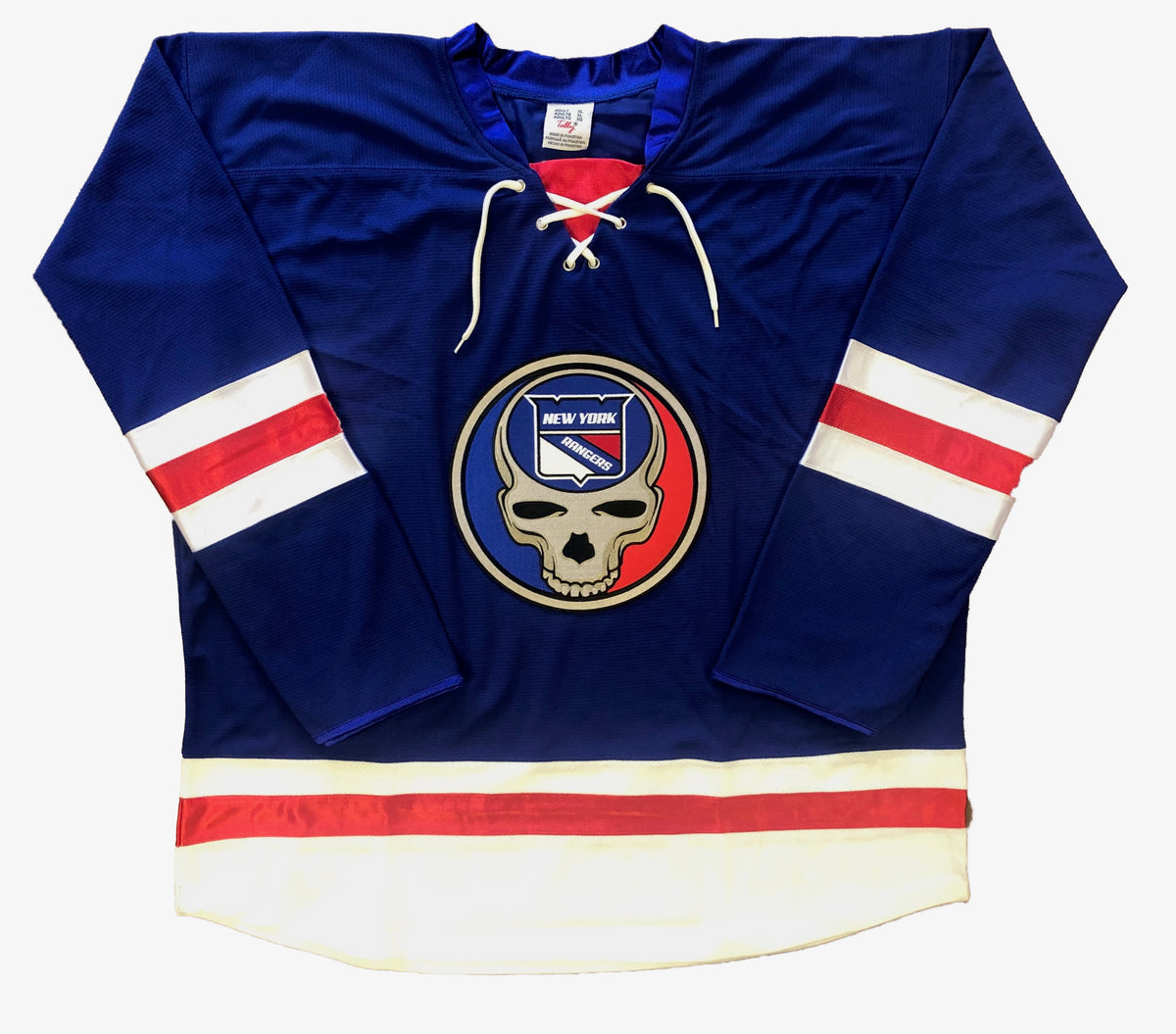 Custom Hockey Jerseys with a Steal Your Face Twill Logo Tally Hockey