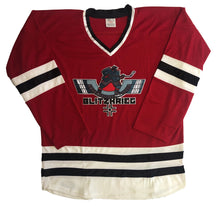 Laden Sie das Bild in den Galerie-Viewer, Custom hockey jerseys with the Blitzkrieg logo
