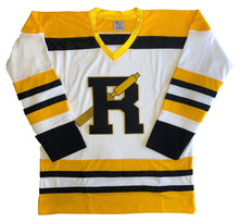 Charger l'image dans la galerie, Maillots de hockey personnalisés avec logo en sergé brodé « R »