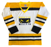 Laden Sie das Bild in den Galerie-Viewer, Custom hockey jerseys with the Monster Militia logo