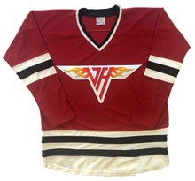 Charger l'image dans la galerie, Custom hockey jerseys with a Van Halen team logo.