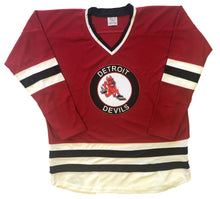 Laden Sie das Bild in den Galerie-Viewer, Custom hockey jerseys with the Detroit Devils logo