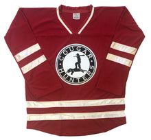 Charger l'image dans la galerie, Custom hockey jersey with the Cougar Hunters logo