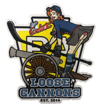 Load image into Gallery viewer, The Loose Canons embroidered twill logo