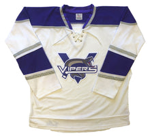 Charger l'image dans la galerie, Custom hockey jerseys with the Vipers embroidered twill team logo.