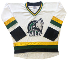Charger l'image dans la galerie, Custom hockey jerseys with the Wild team logo.