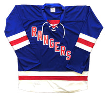 Load image into Gallery viewer, Custom Hockey Jerseys with Rangers in Twill Letters