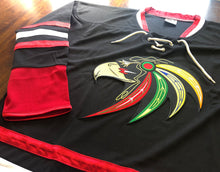 Load image into Gallery viewer, Custom Hockey Jerseys with a Hawk Embroidered Twill Logo