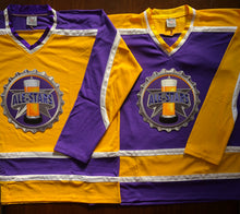 Load image into Gallery viewer, Custom Hockey Jerseys with an Ale-Stars Twill Logo