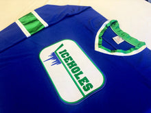 Load image into Gallery viewer, Custom Hockey Jerseys with a Iceholes Embroidered Twill Logo