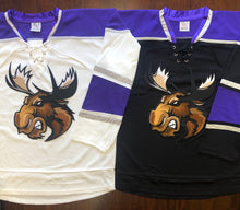 Laden Sie das Bild in den Galerie-Viewer, Individuelle Hockey-Trikots mit einem Moose-Twill-Logo