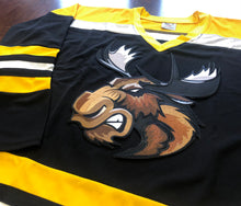 Charger l'image dans la galerie, Maillots de hockey personnalisés avec un logo en sergé brodé d'élan