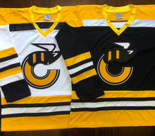 Charger l'image dans la galerie, Maillots de hockey personnalisés avec un logo brodé des Stingers en sergé