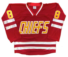 Load image into Gallery viewer, Custom Hockey Jerseys with a CHIEFS Twill Logo