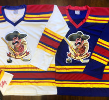 Charger l'image dans la galerie, Maillots de hockey personnalisés avec le logo brodé en sergé des Shooters