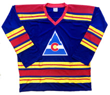 Load image into Gallery viewer, Custom Hockey Jerseys with a Colorado Embroidered Twill Logo