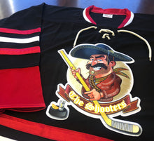 Charger l'image dans la galerie, Maillot de hockey personnalisé avec le logo brodé en sergé des Shooters
