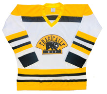 Load image into Gallery viewer, Custom Hockey Jerseys with a Tragically Hip and Bruin Twill Logo