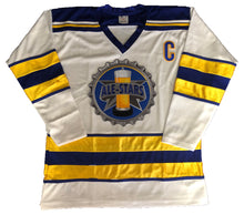 Load image into Gallery viewer, Custom hockey jerseys with the Ale-Stars crest