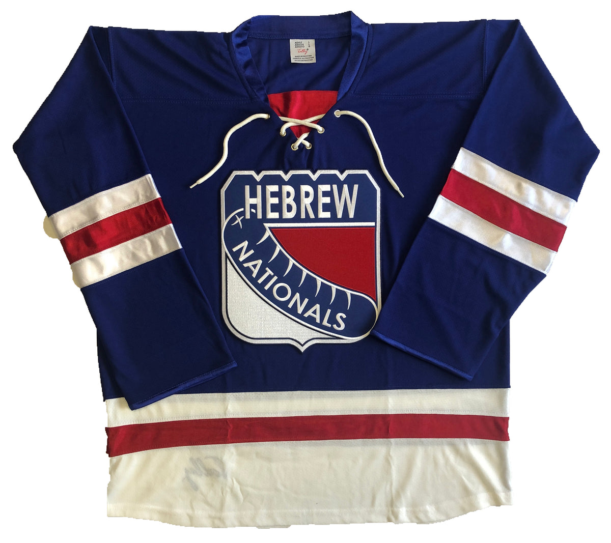 Custom Hockey Jerseys with a Nationals Twill Logo – Tally Hockey Jerseys