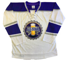Load image into Gallery viewer, Custom hockey jerseys with the Ale-Stars embroidered twill crest