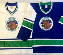 Charger l'image dans la galerie, Maillots de hockey personnalisés avec le logo en sergé du Moose Hockey Club