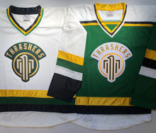 Charger l'image dans la galerie, Custom hockey jerseys with the Thrashers team logo.