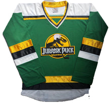 Charger l'image dans la galerie, Custom hockey jerseys with the Jurassic Pucks logo