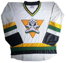 Load image into Gallery viewer, Custom hockey jersey with a Ducks embroidered twill logo