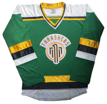 Charger l'image dans la galerie, Custom hockey jerseys with the Thrashers team logo.